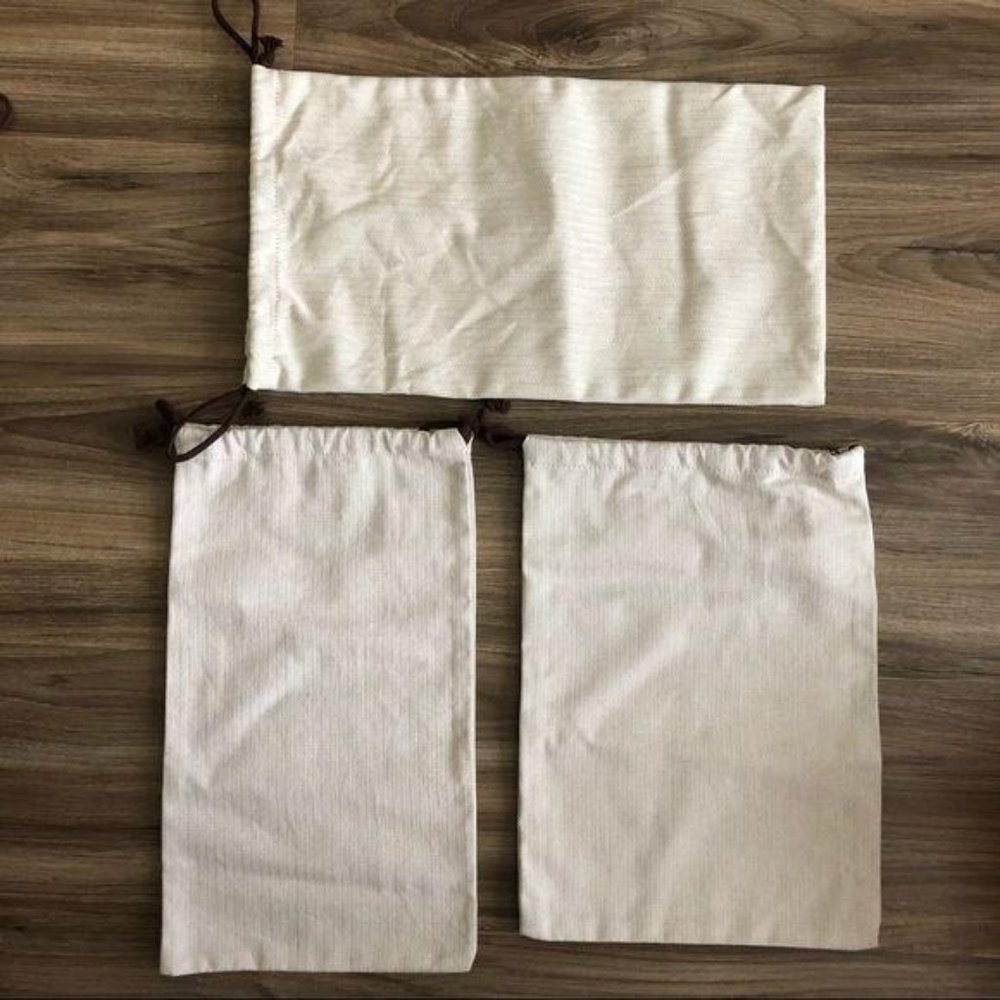 Hermes Toiletry Travel Bag Set Of 5 Logo Canvas - image 5